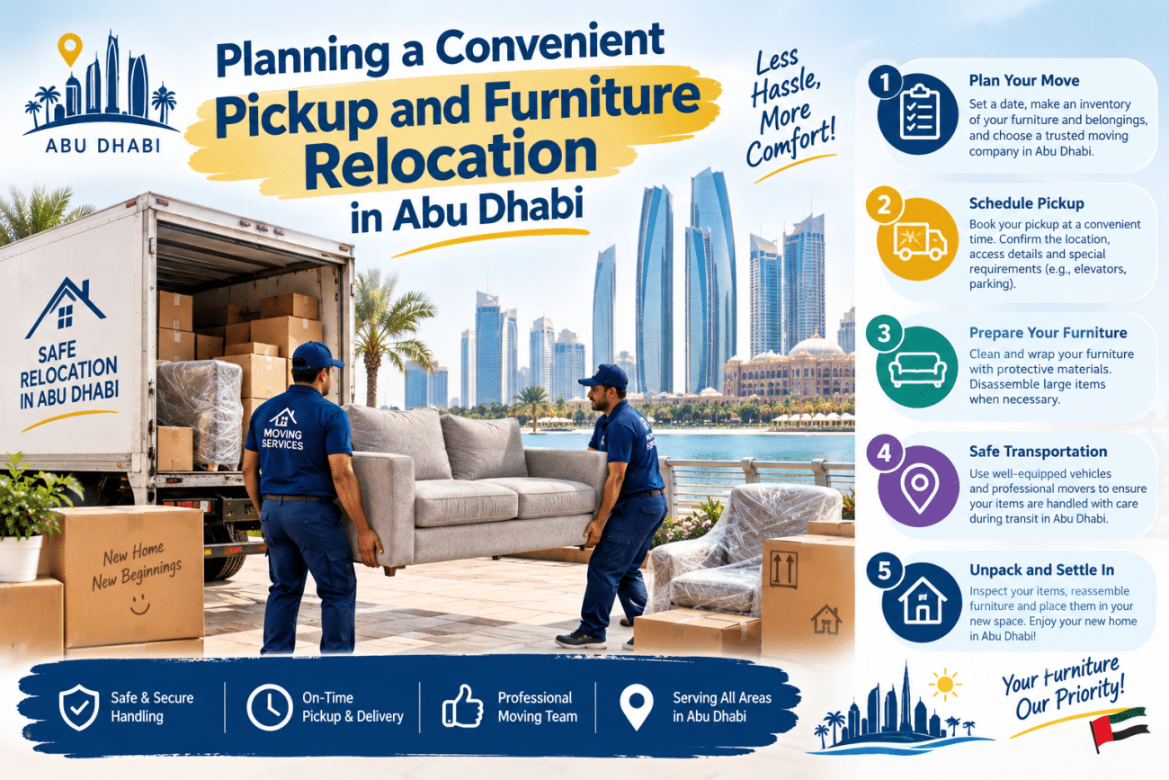 Abu Dhabi movers pickup services