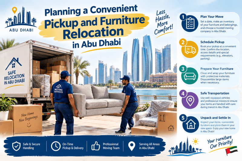 Abu Dhabi movers pickup services